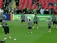 Barcelona training session